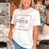 Weekndr Women's Clothing No. 1 CoCo Gold Foil Graphic Tee
