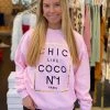 Alphia No. 1 Like Coco Pink Sweatshirt