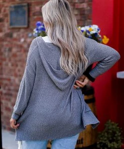 Wishlist Women's Clothing Olive Green Open Knit Cardigan