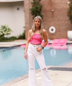 Le Lis Women's Clothing Pink And Orange Bandana Tube Top 11 Le Lis Women's Clothing Pink And Orange Bandana Tube Top