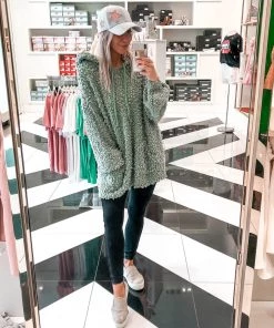 Cozy Popcorn Hooded Pullover - TWO COLORS
