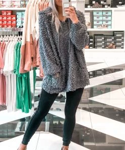 Cozy Popcorn Hooded Pullover - TWO COLORS