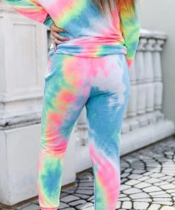 Oddi Rainbow Tie Dye Jogger Set Women's Clothing 15 Oddi Rainbow Tie Dye Jogger Set Women's Clothing
