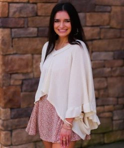 Wishlist Rust Ditzy Floral Mini Skirt Women's Clothing