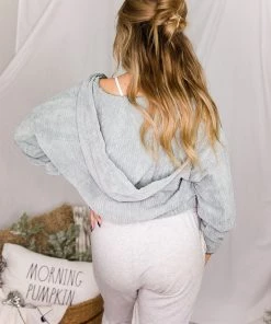 Allie Rose Sage Corduroy Zip Up Jacket