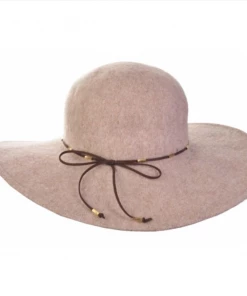 Too Too Hat Floppy Wool Winter Hat - Taupe