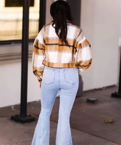 HYFVE Tan Plaid Jacket