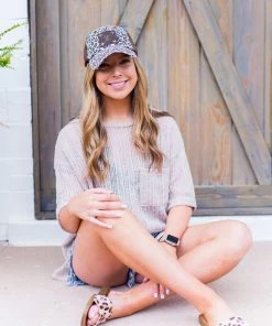 Hopely Women's Clothing Taupe Knit Light Weight Sweater