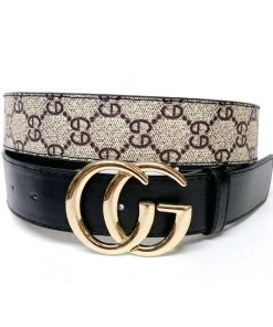 S&J First Two Toned Belt Women's Clothing