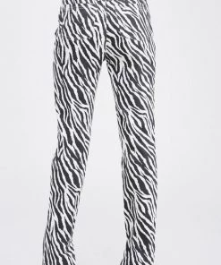 Emory Park Zebra Print High Waisted Flares With Side Slits 8 Emory Park Zebra Print High Waisted Flares With Side Slits