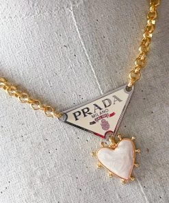 Good Girls Studio Necklaces Anna Cream Heart Charm Necklace