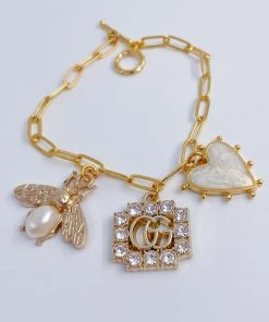 Good Girls Studio Heart Charm Bracelet Necklaces