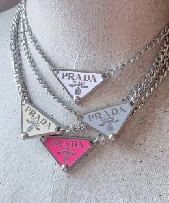 Good Girls Studio Sophie Silver Triangle Pendant Necklace