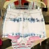 Signature 8 Pink Distressed High Rise Denim Shorts Women's Clothing