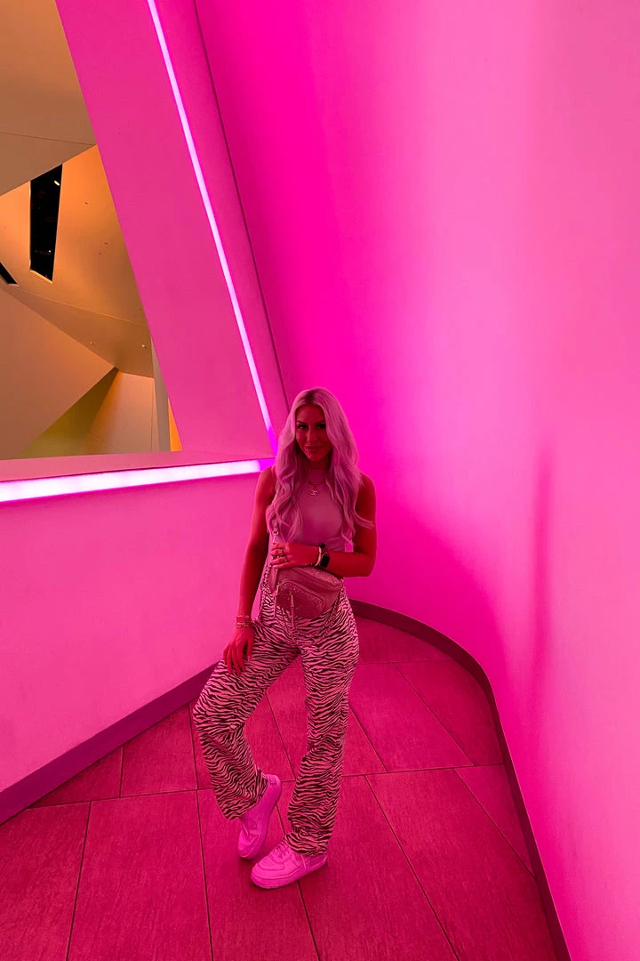 Papermoon Iggy Zebra Print Wide Leg Jeans Women's Clothing 5 Papermoon Iggy Zebra Print Wide Leg Jeans Women's Clothing