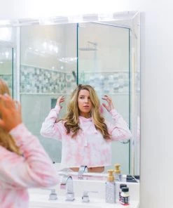 Reflex Pink Tie Dye Drawstring Jogger Pants Women's Clothing