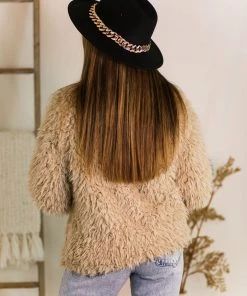 ACCITY Black Panama Hat With Chunky Gold Chain Belt