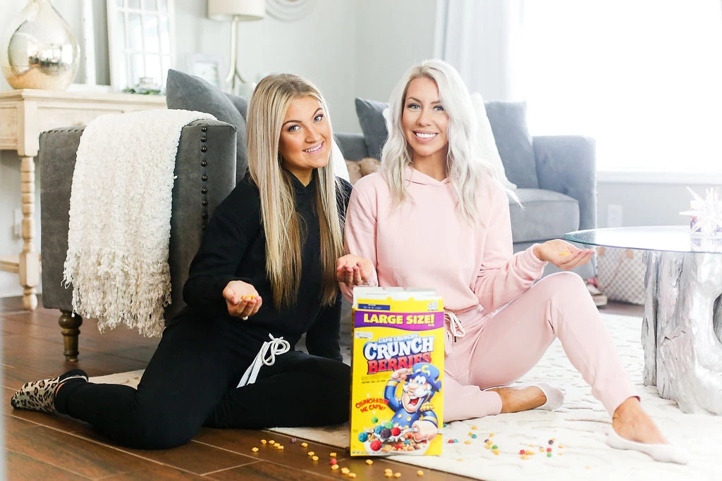 Reflex Women's Clothing Pink Drawstring Waist Cropped Hoodie 6 Reflex Women's Clothing Pink Drawstring Waist Cropped Hoodie