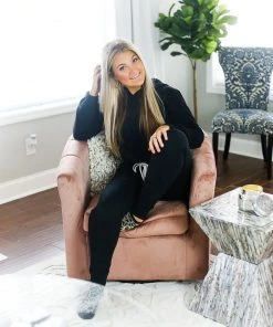 Reflex Black Drawstring Jogger Pants