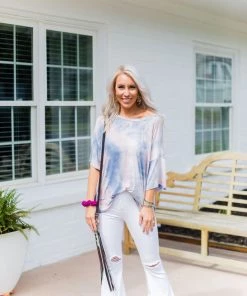 Vibrant MIU Jennifer High Waisted Distressed White Bell Bottoms