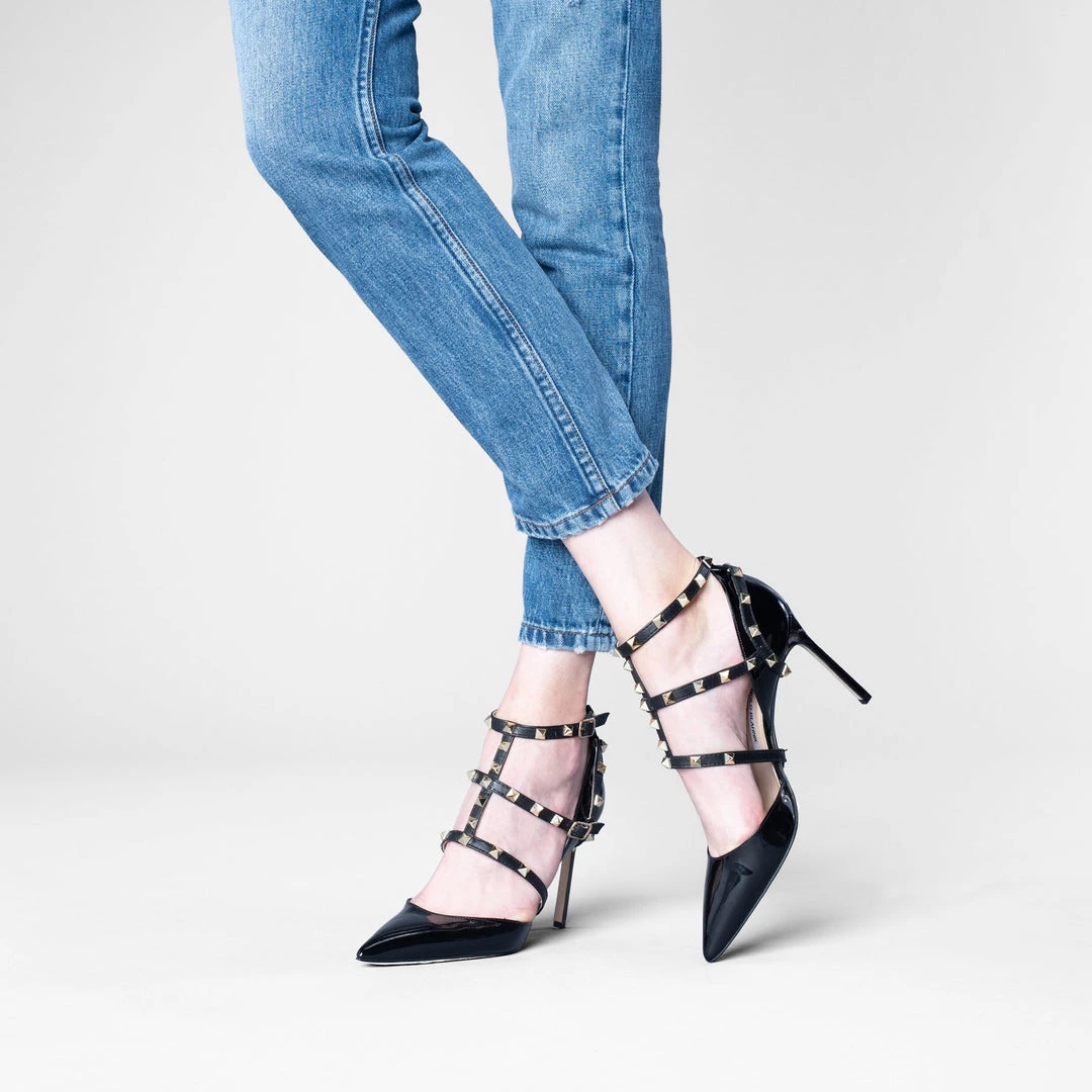 Women's Clothing Gold Studded Shoe Straplets 5 Women's Clothing Gold Studded Shoe Straplets