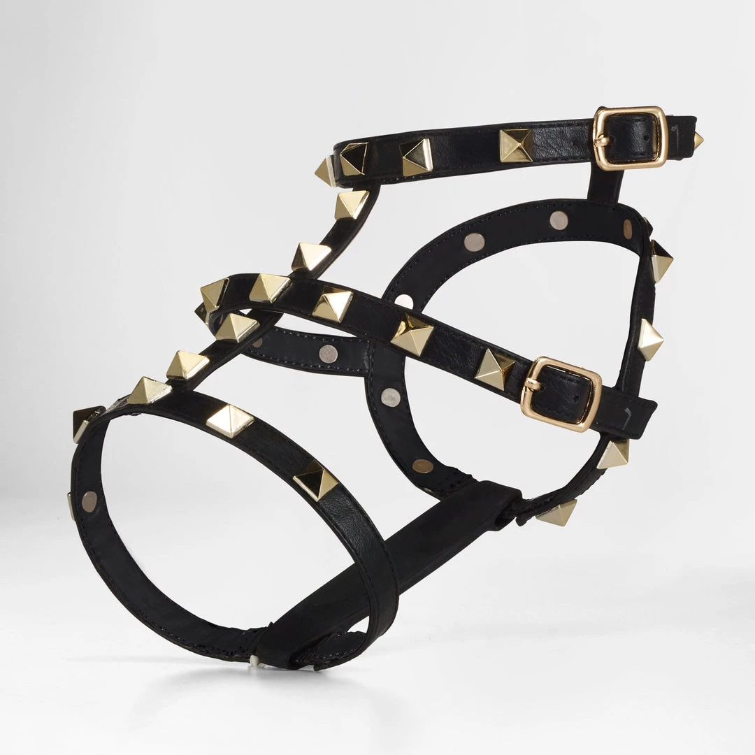 Women's Clothing Gold Studded Shoe Straplets 3 Women's Clothing Gold Studded Shoe Straplets